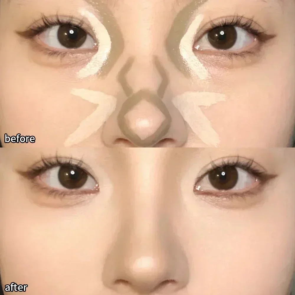 Moisturizing Liquid Concealer Stick Waterproof Lasting Cover Acne Dark Circles Foundation Cream Brightening Face Contour Makeup - Image 4