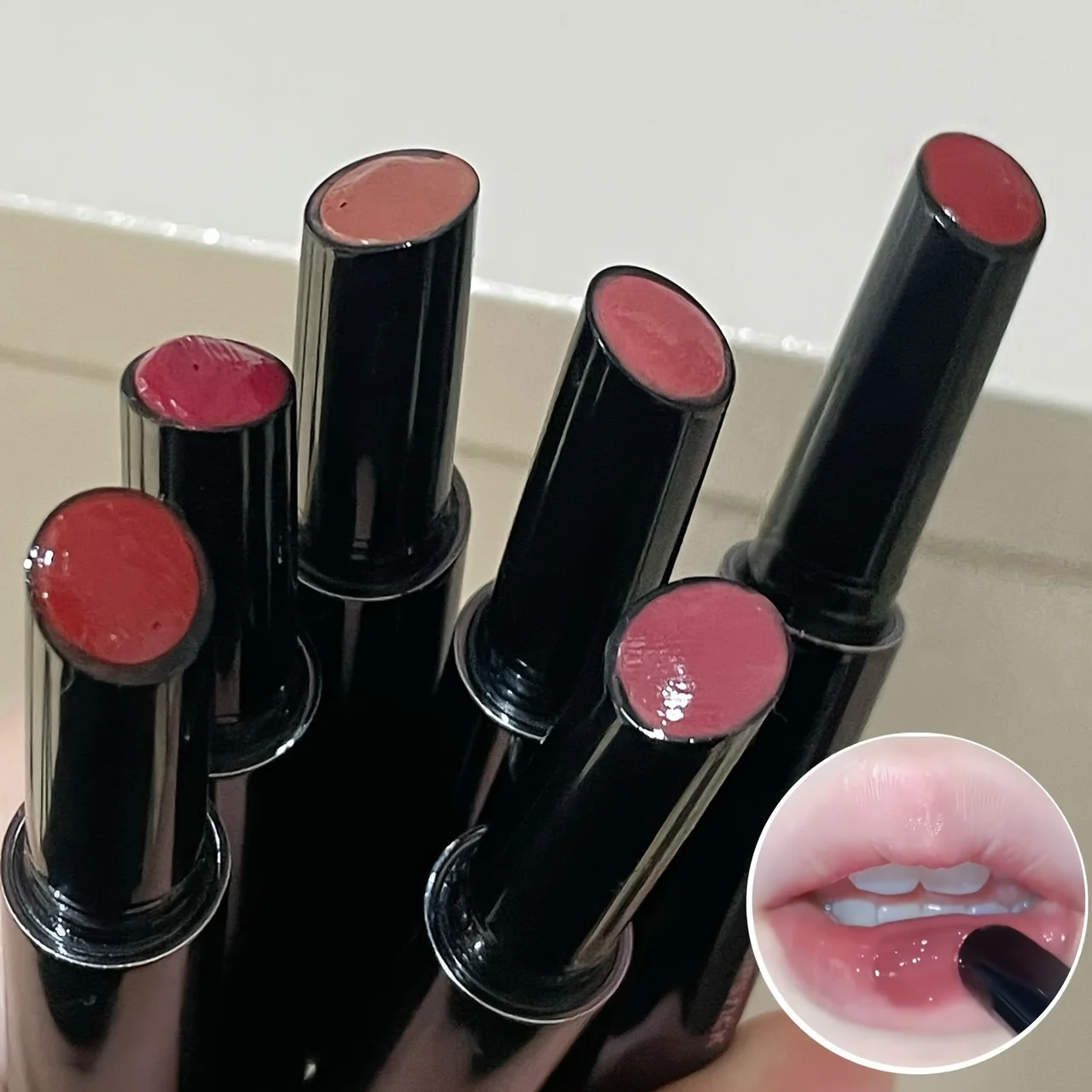 Herorange Mirror Lipstick, Super Pigmented, Non-Sticky, Non-Smudging, Easy to Apply, Long-Lasting, Not Easy to Fade, Moisturizing and Hydrating, Glossy Lipstick, Christmas Gift