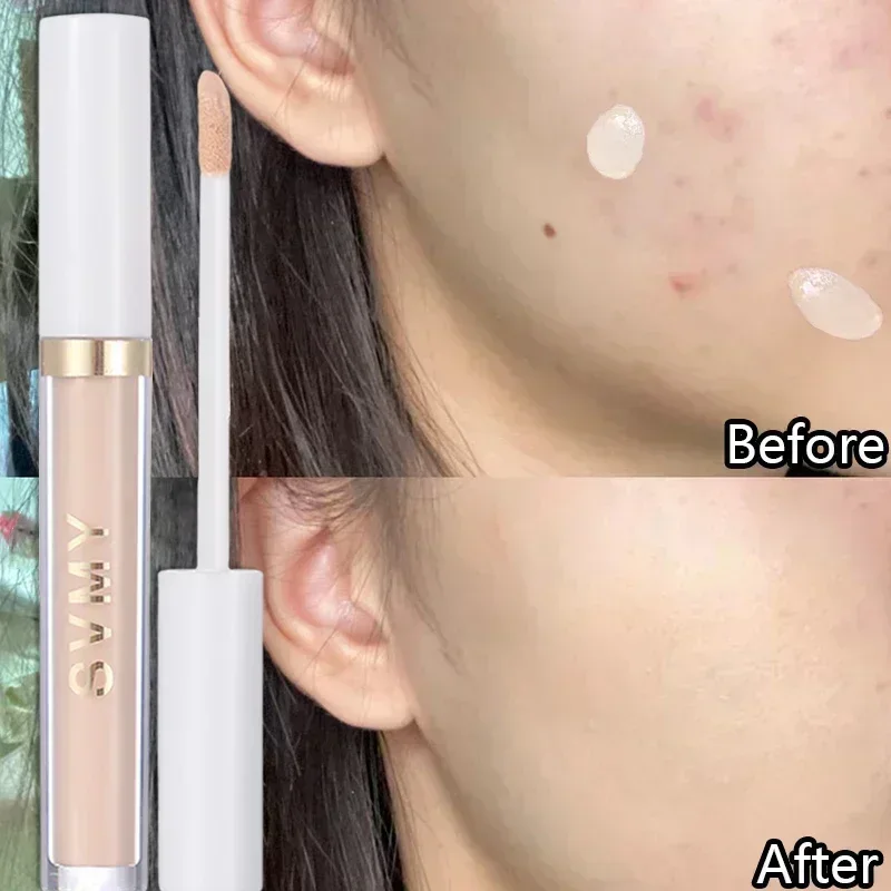 Moisturizing Liquid Concealer Stick Waterproof Lasting Cover Acne Dark Circles Foundation Cream Brightening Face Contour Makeup - Image 3