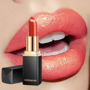 Handaiyan Diamond Glitter Lipstick Shimmer Sexy Pigments Makeup Long Lasting Waterproof Profissional