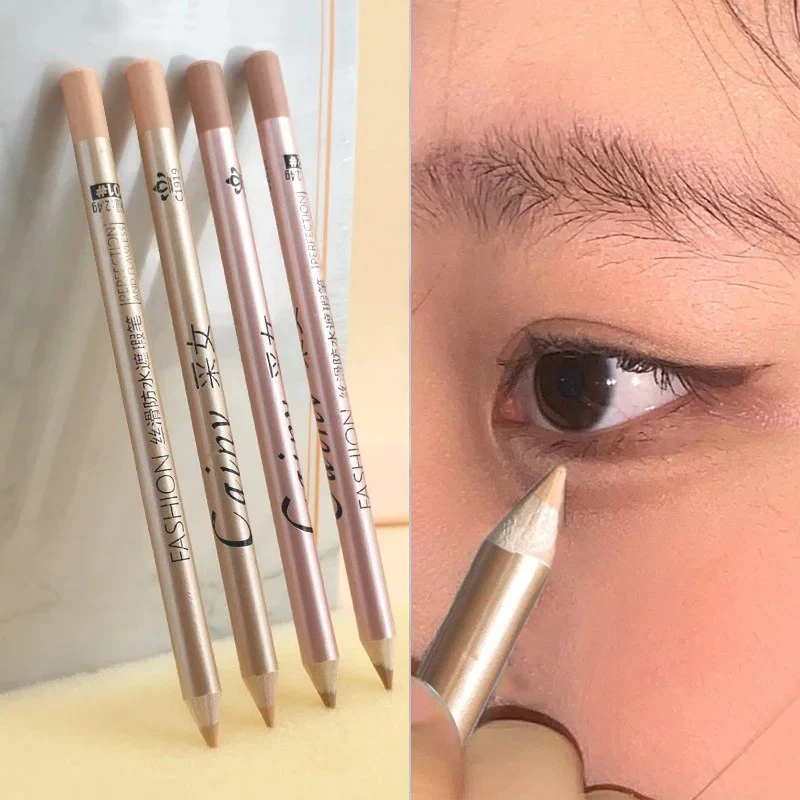Concealer Pencil Covers Eyebrows Dark Circles Spots Natural Contour Ivory Beige Concealer Face Concealer Cream Stick Makeup Tool - Image 4